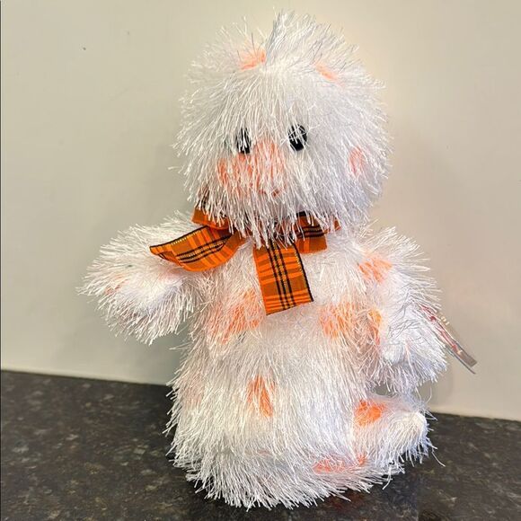 Ty Beanie Baby SCREAMERS  (Punkies 2005) The Ghost, Swing Tag, & RETIRED - Picture 1 of 10
